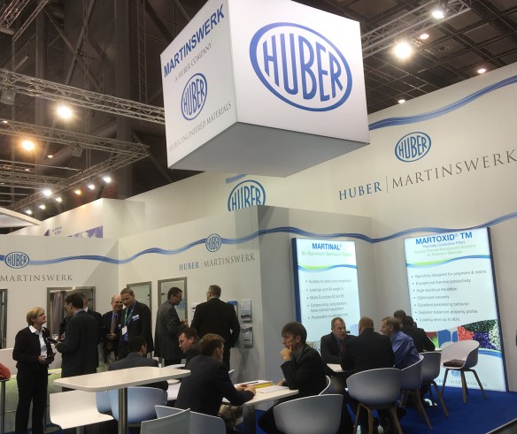 Huber | Martinswerk booth off to a strong beginning at K 2016.