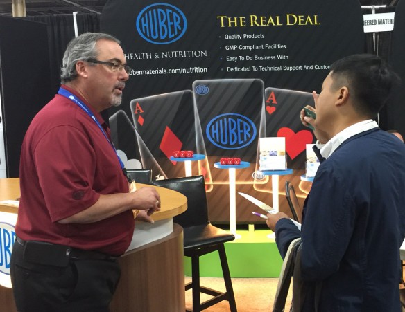 Huber Engineered Materials exhibiting at SupplySide West (left photo) in Las Vegas, Nevada and at the International Wire & Connectivity Symposium (IWCS) in Providence, Rhode Island.