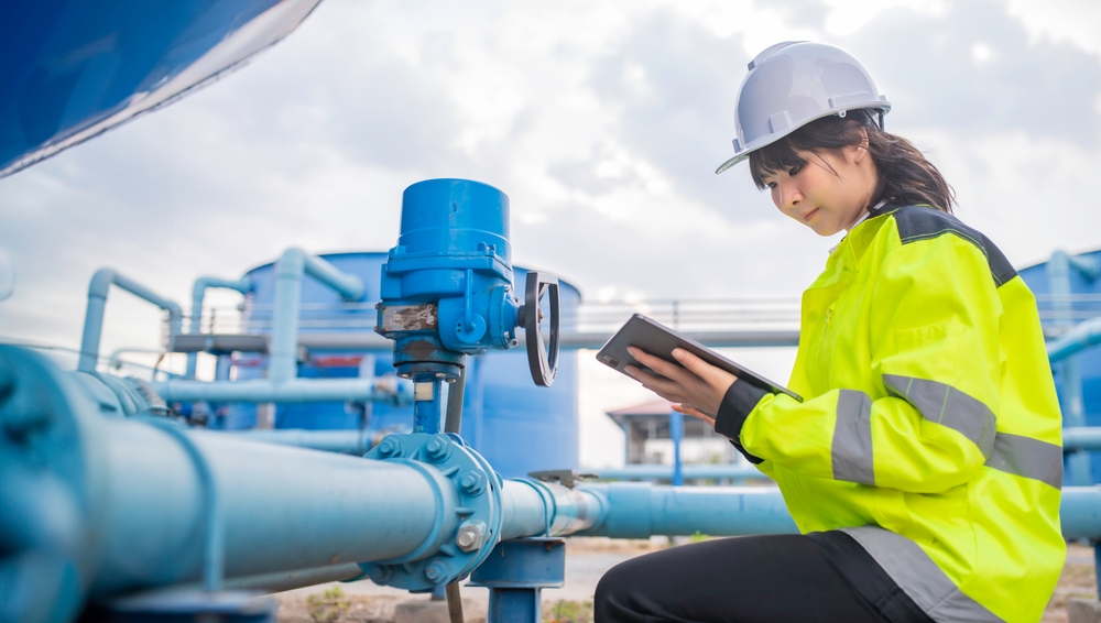 water purification employee