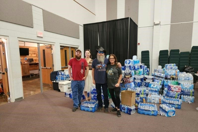 Hurricane Helene volunteering