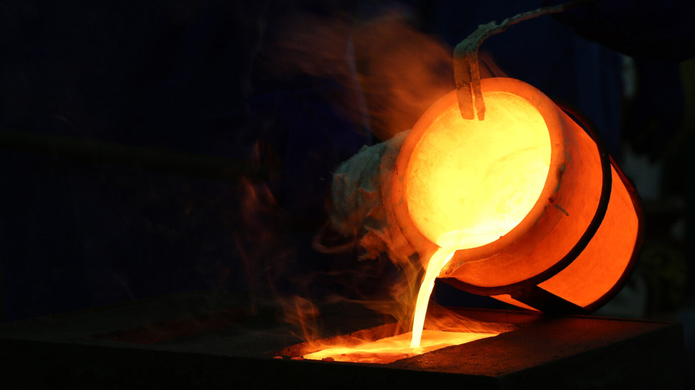 iron pour